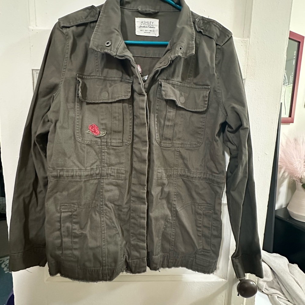 Ashley By 26 International Khaki Utility Jacket